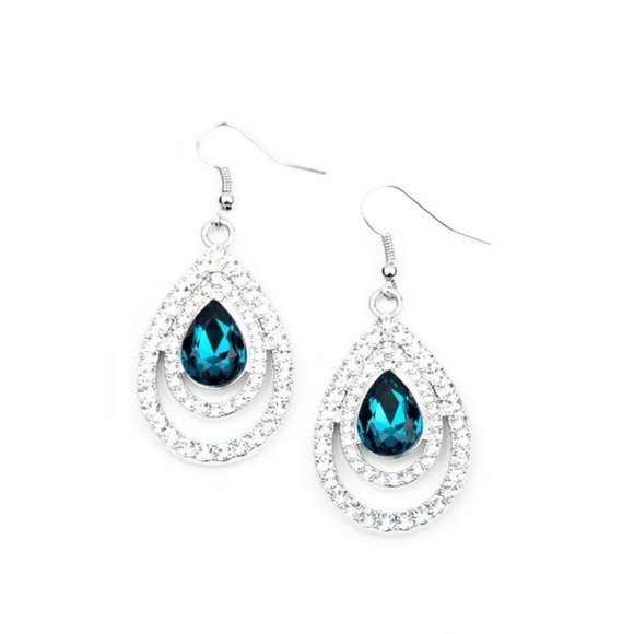 So The Story GLOWS Blue Earrings